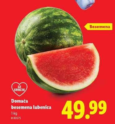 Domaća besemena lubenica