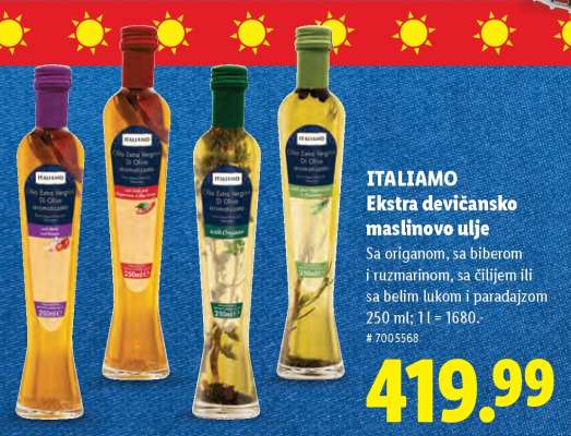 Italiamo Ekstra devičansko maslinovo ulje