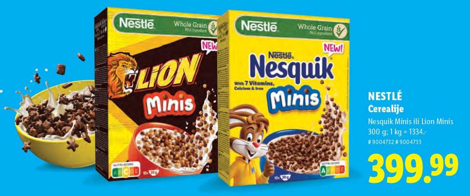 NESTLÉ Cereálie