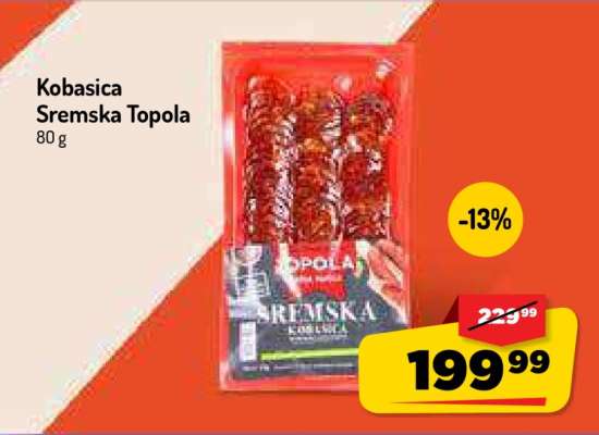 Kobasica sremska Topola