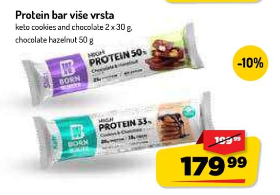 Protein bar više vrsta