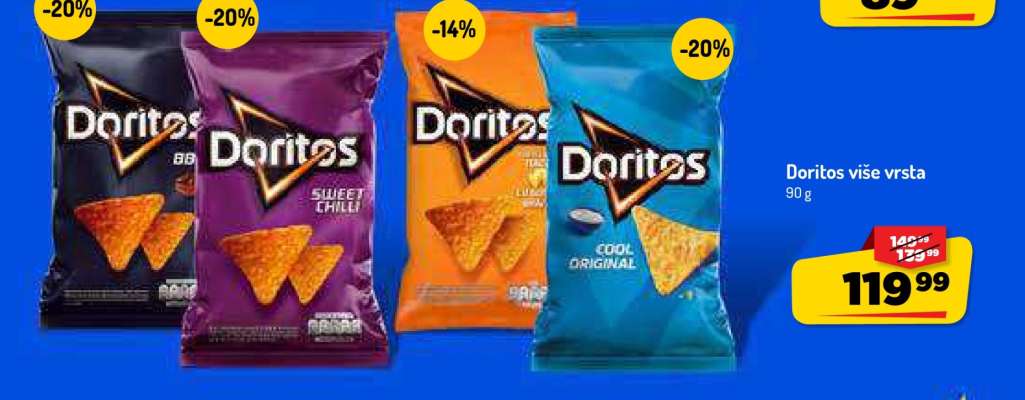 Doritos više vrsta
