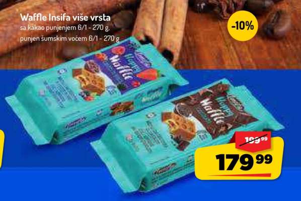 Waffle Insifa više vrsta