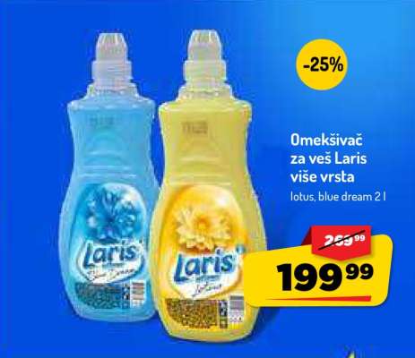 Omekšivač za veš Laris više vrsta