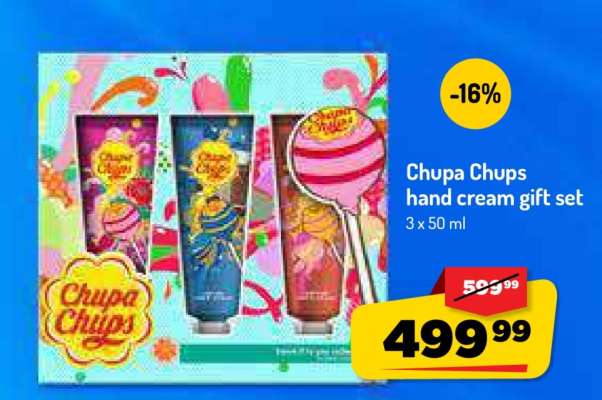 Chupa Chups hand cream gift set
