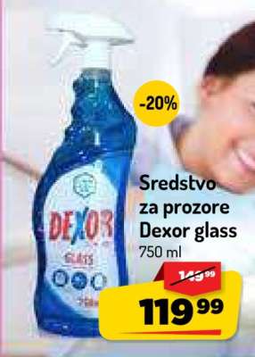 Sredstvo za prozore Dexor glass
