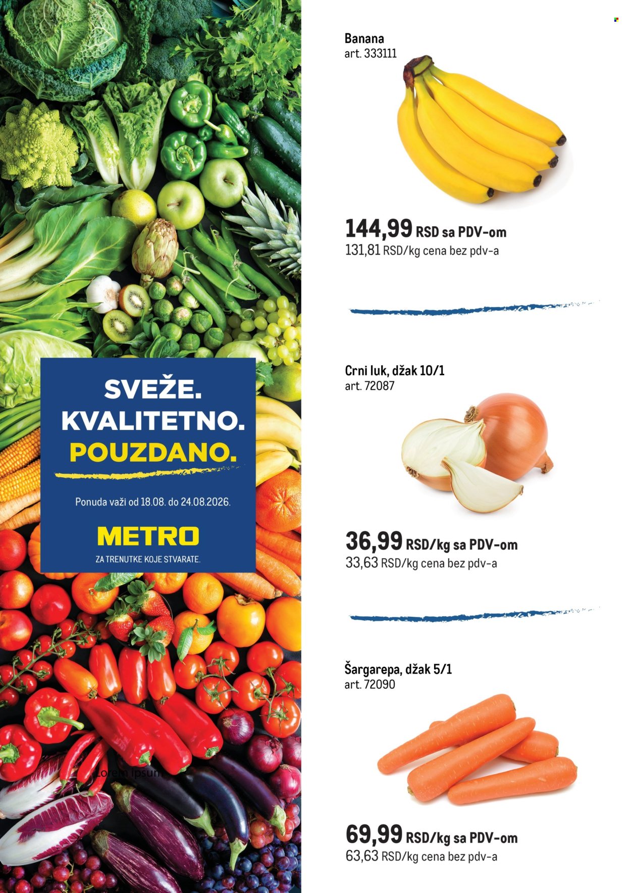Metro katalog  - 18.08.2026 - 24.08.2026. Stranica 1