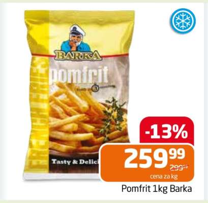 Pomfrit 1kg Barka