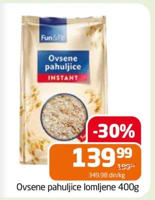 Ovsene pahuljice lomljene 400g