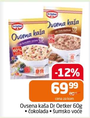 Ovsena kaša Dr Oetker 60g