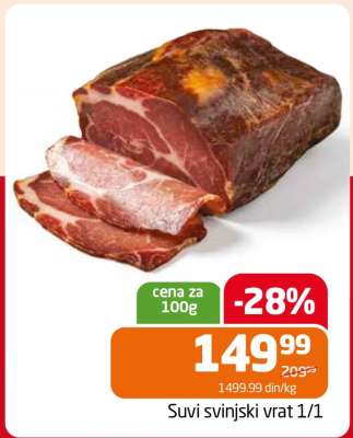 Suvi svinjski vrat 1/1