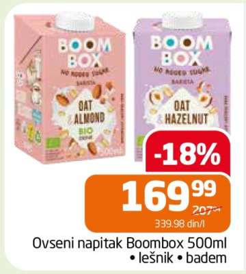 Ovseni napitak Boombox 500ml