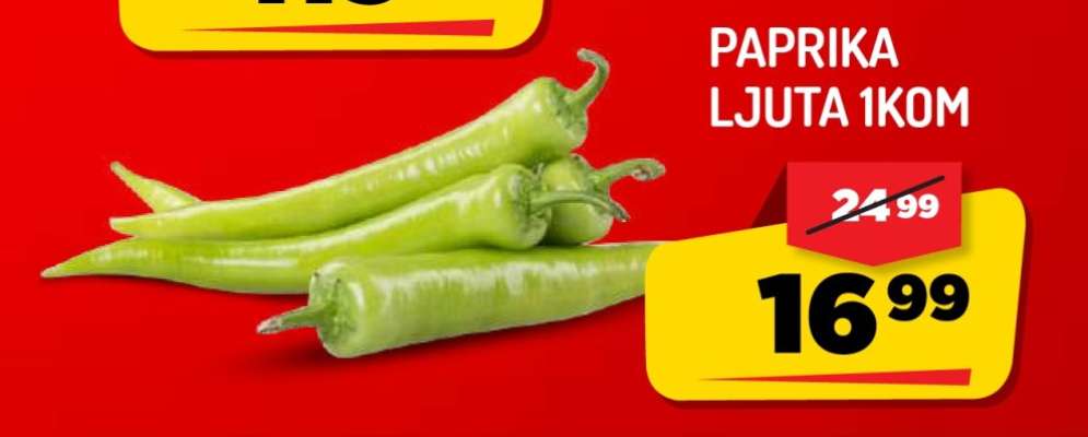 Paprika ljuta 1kom