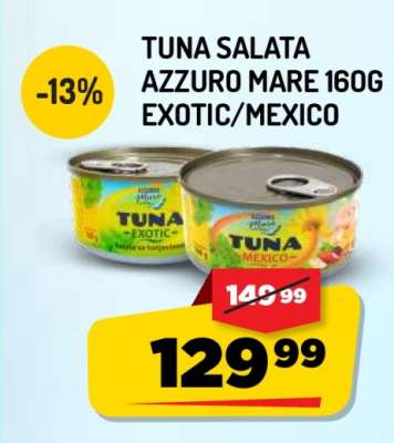 Tuna Salata Azzuro Mare 160g Exotic/Mexico