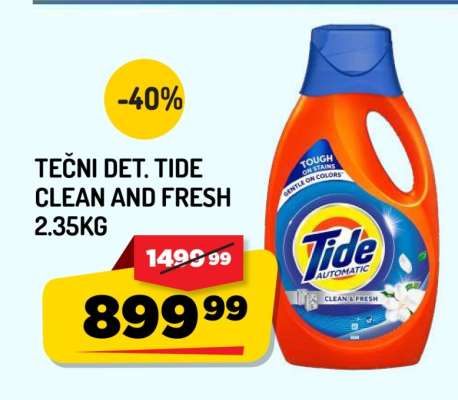 TEČNI DET. TIDE CLEAN AND FRESH 2.35KG
