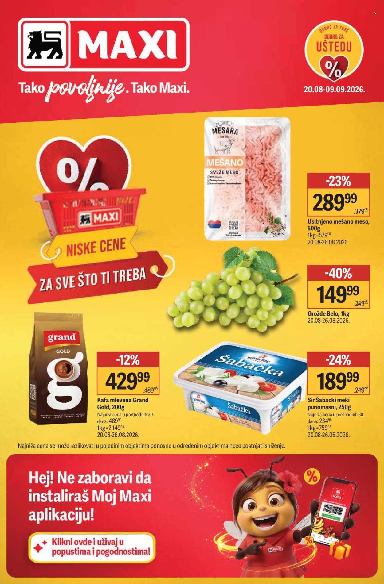 Maxi katalog  - 20.08.2026 - 09.09.2026. Stranica 1