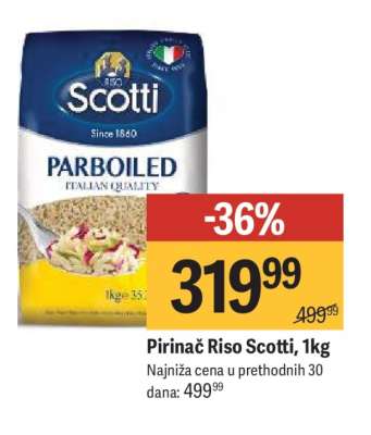 Pirinač Riso Scotti, 1kg