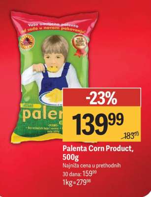 Palenta Corn Product, 500g