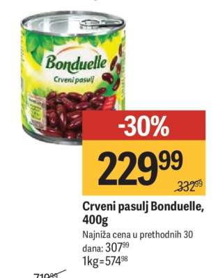 Crveni pasulj Bonduelle 400g