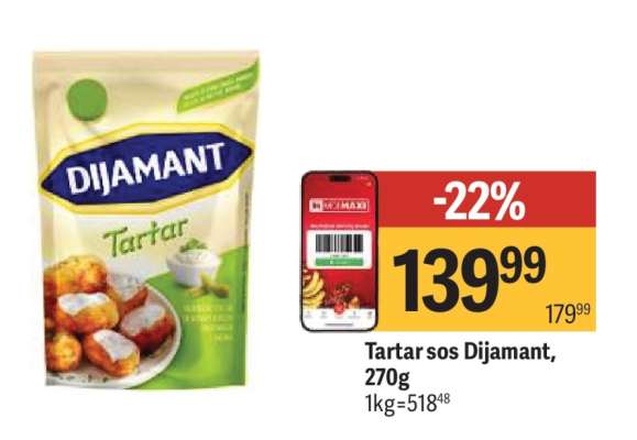 Tartar sos Dijamant, 270g