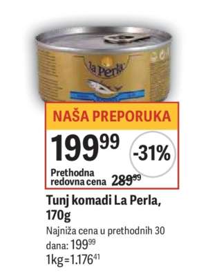 Tunj komadi La Perla, 170g