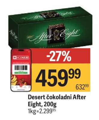Desert čokoladni After Eight, 200g