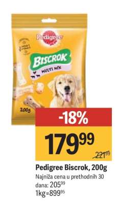 Pedigree BISCROK 200G
