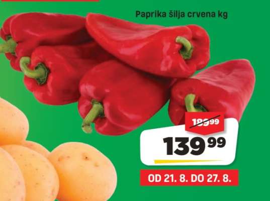 Paprika šilja crvena kg