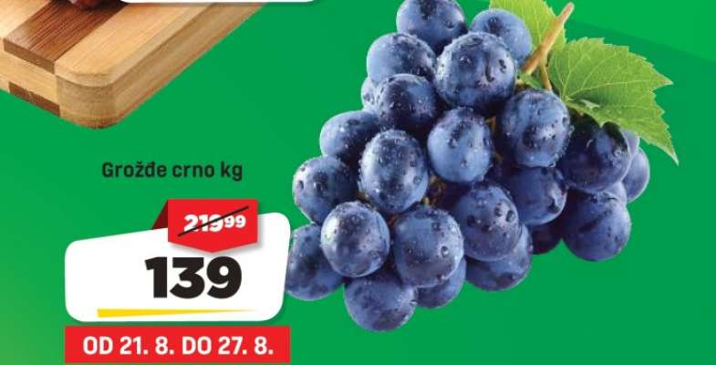 Grožđe crno kg
