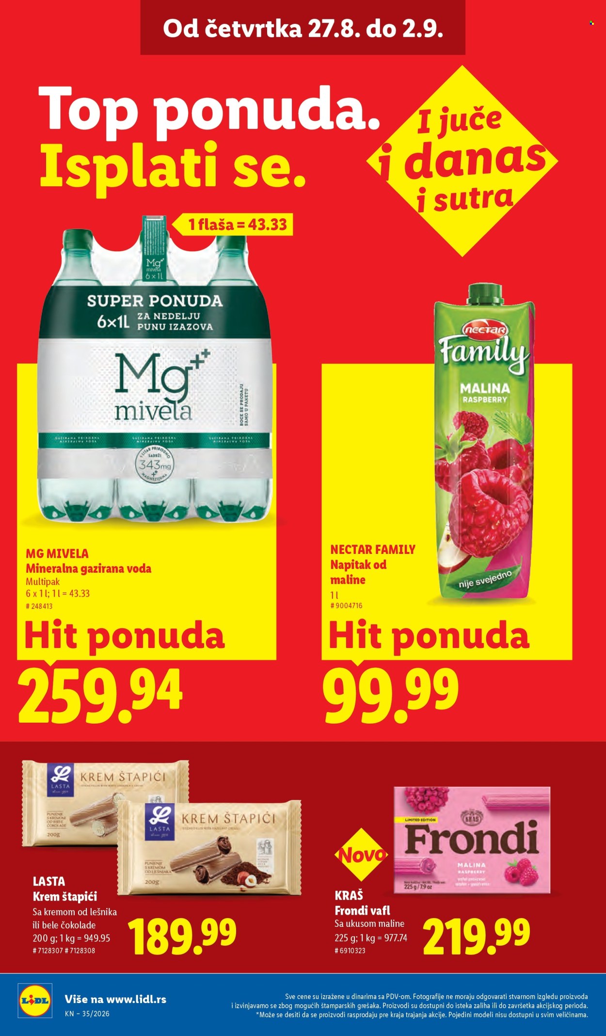 Lidl katalog  - 27.08.2026 - 02.09.2026. Stranica 34