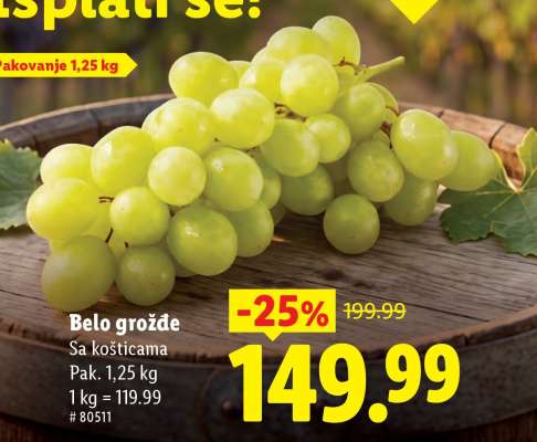 Belo grožđe