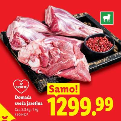 Domaća sveža jaretina