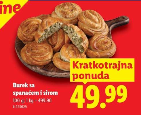 Burek sa spanaćem i sirom