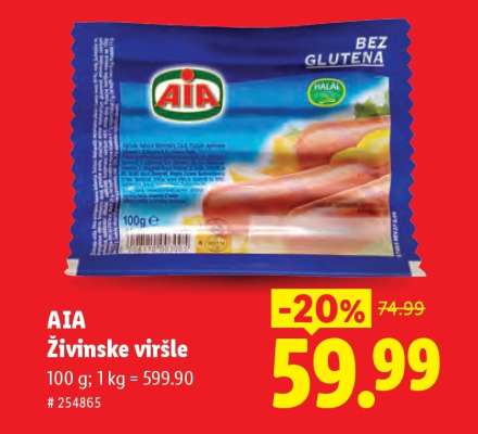AIA Živinske viršle
