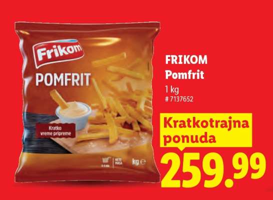 Frikom pomfrit