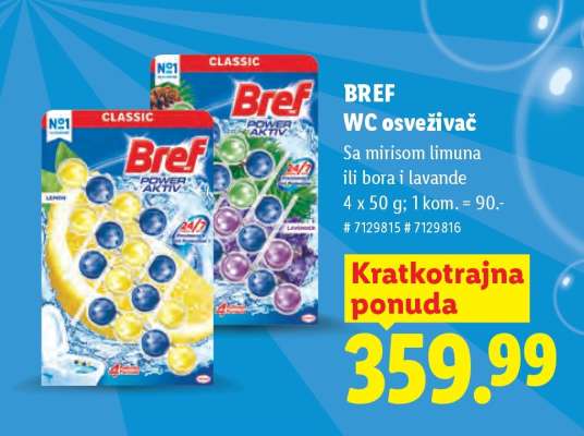 Bref WC osveživač