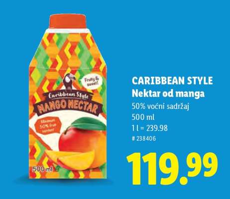 Caribbean Style Nektar od manga