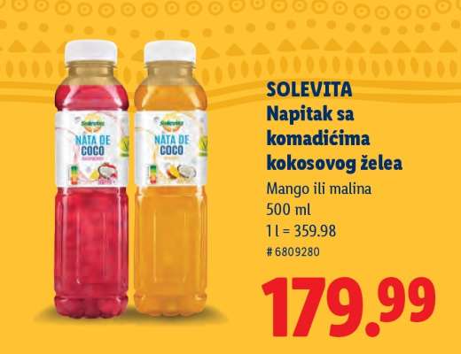 SOLEVITA Napitak sa komadićima kokosovog želea