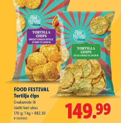 FOOD FESTIVAL Tortilja čips