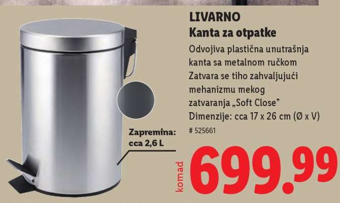 Livarno Kanta za otpatke