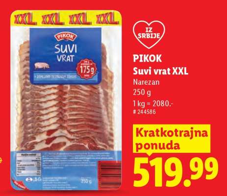 Pikok Suvi vrat XXL