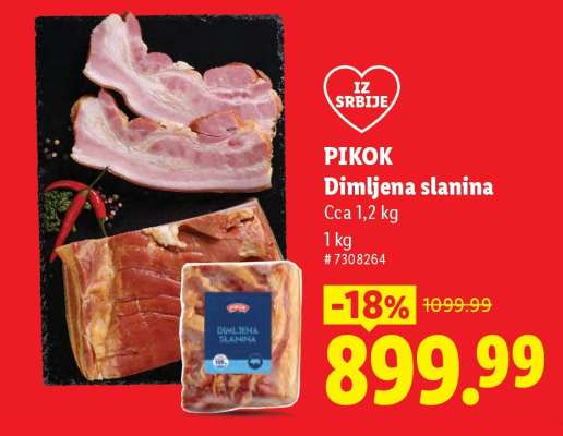Pikok Dimljena slanina