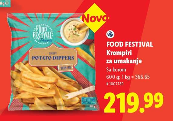 FOOD FESTIVAL Krompiri za umakanje