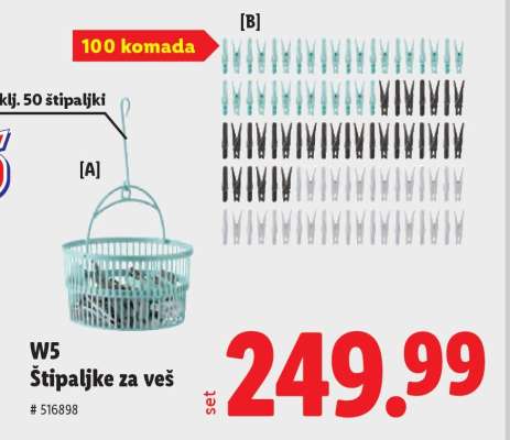 W5 Štipaljke za veš