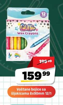 Glitter Wax Crayons