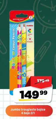 Jumbo trouglaste bojice