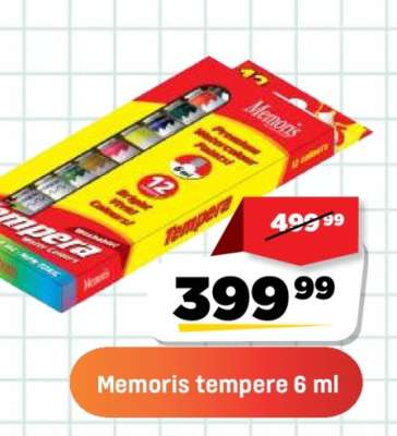 Memoris tempera 6 ml