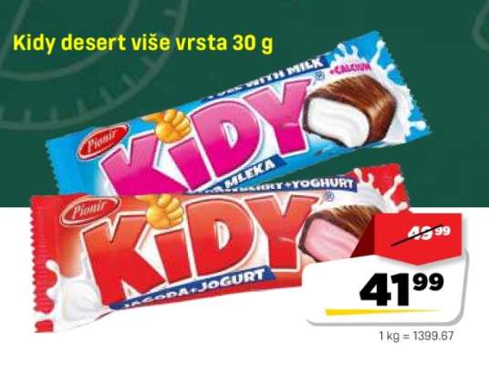 Kidy desert više vrsta 30 g