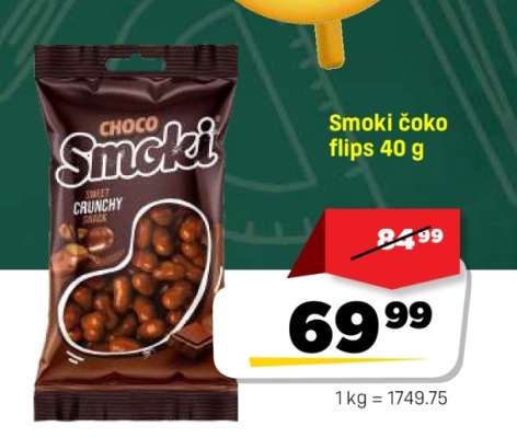 Smoki čoko flips 40 g