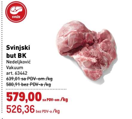Svinjski but bk